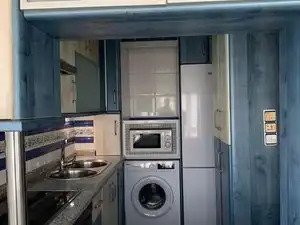 Küche von Wohnung zur Miete in Jaén mit Klimaanlage, Möbliert und Ofen