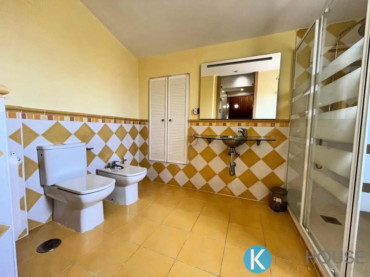 Baño de Casa o chalet en venta en Villar del Olmo con Aire acondicionado, Jardín privado y Piscina