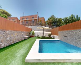 Swimming pool of Single-family semi-detached for sale in  Murcia Capital  with Air Conditioner, Terrace and Swimming Pool