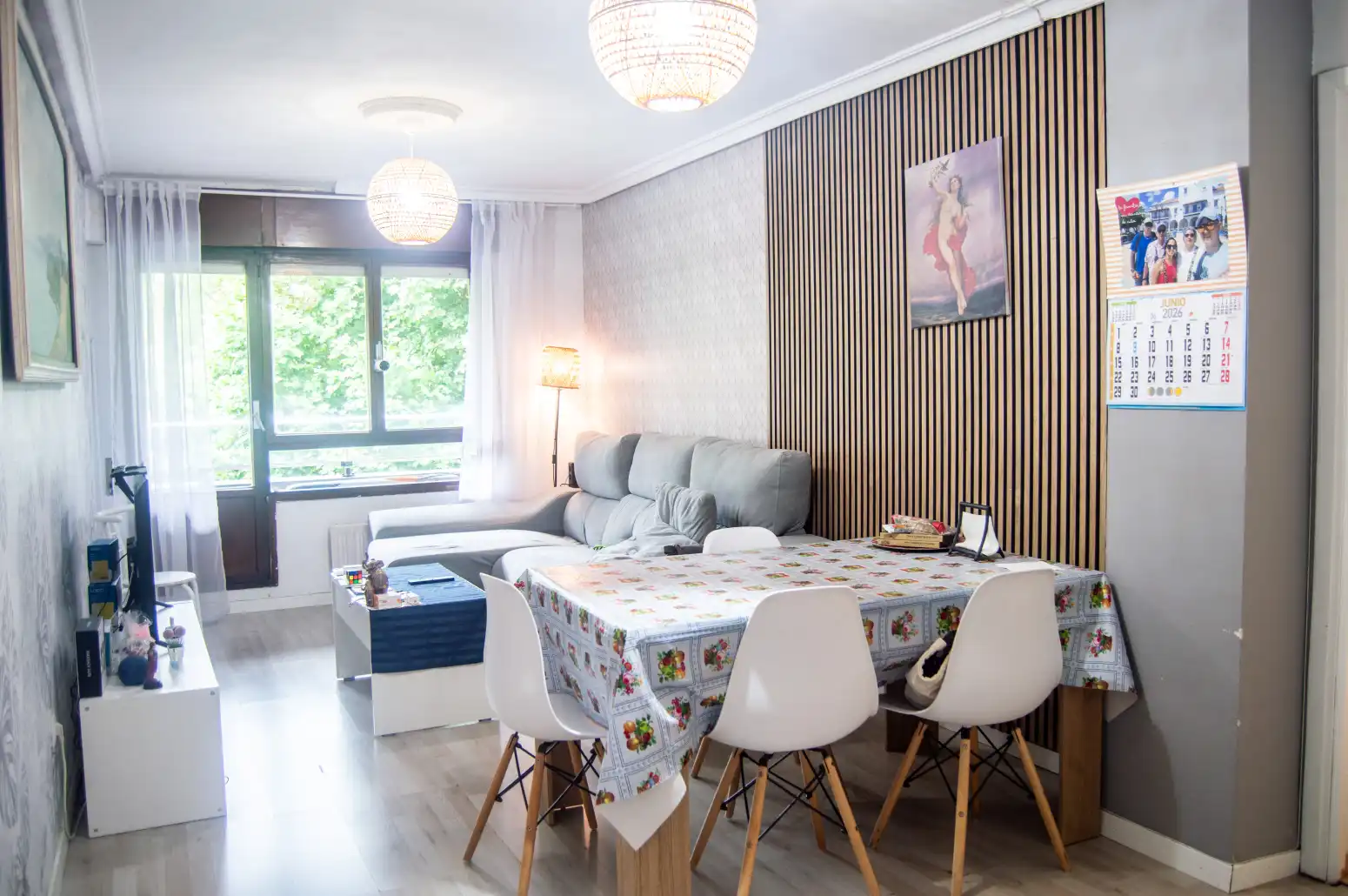 Sala de estar de Piso en venta en Langreo con Calefacción, Terraza y Trastero