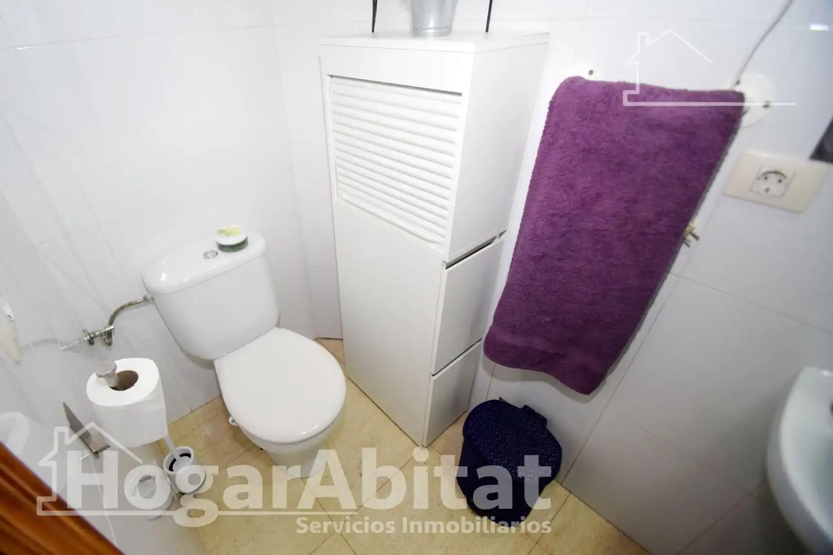 Badezimmer von Haus oder Chalet zum Verkauf in Burriana / Borriana mit Heizung, Terrasse und Möbliert