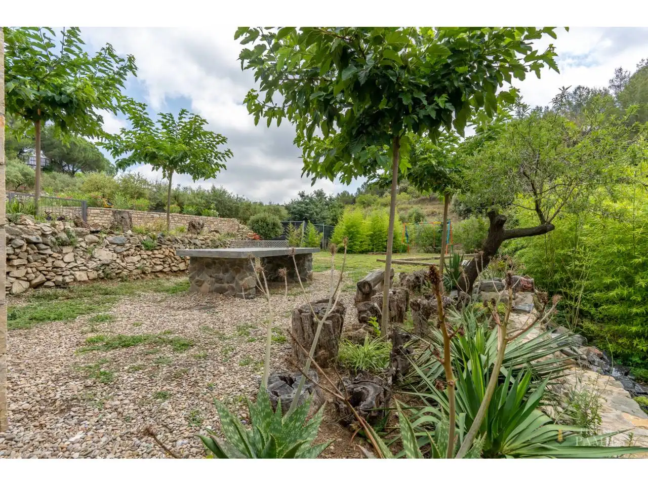 Jardí de Finca rústica en venda en Riudecols amb Calefacció, Jardí privat i Piscina