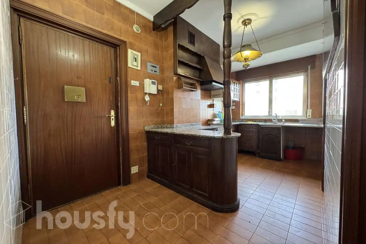 Kitchen of Flat for sale in Lugo  with Heating, Terrace and Storage room
