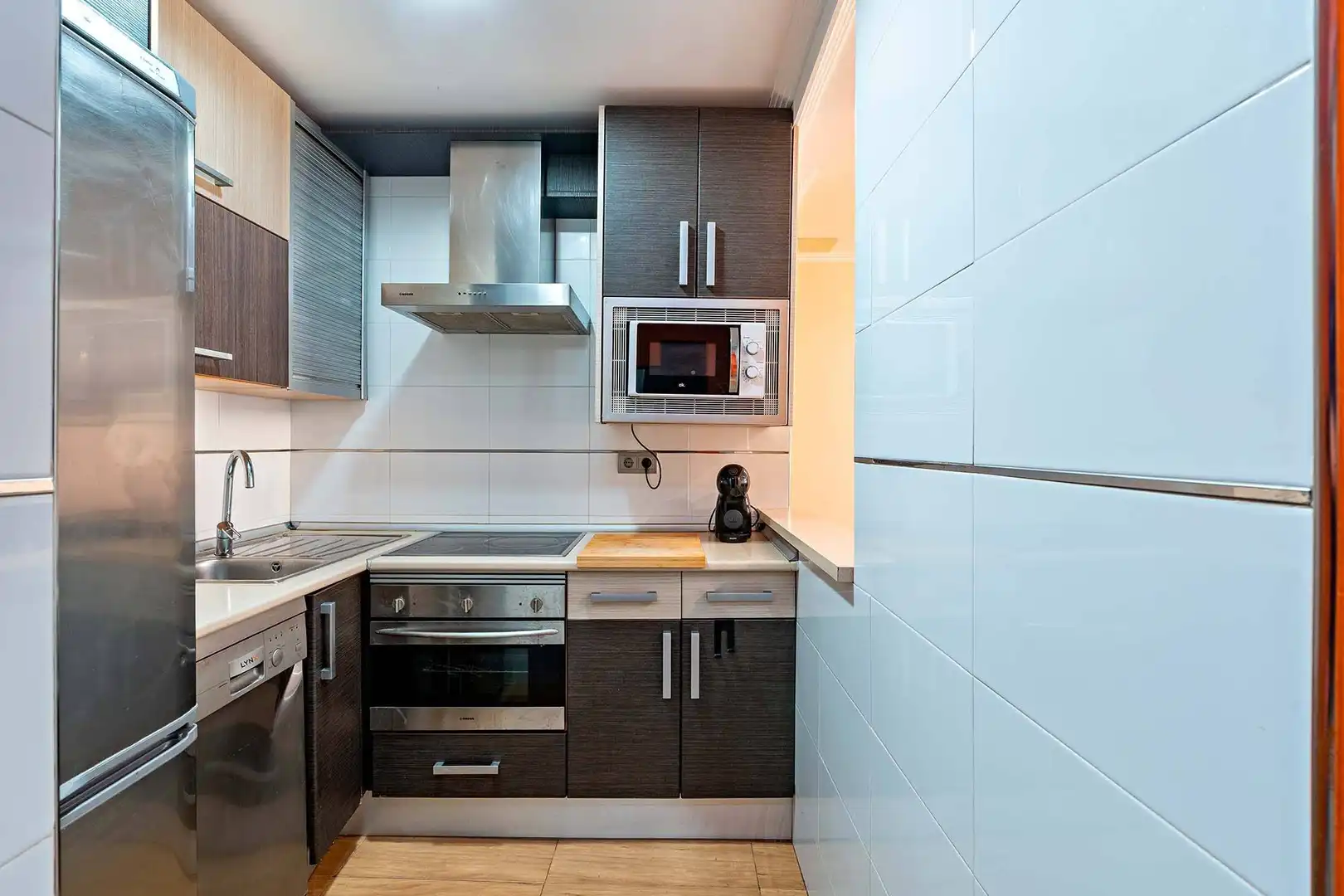 Kitchen of Flat for sale in Roquetas de Mar  with Air Conditioner, Terrace and Furnished