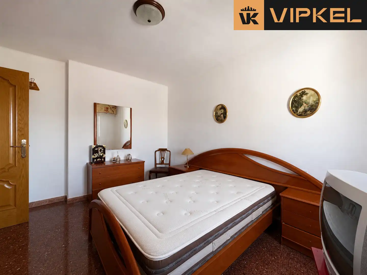 Schlafzimmer von Wohnung zum Verkauf in Cornellà de Llobregat mit Klimaanlage, Heizung und Terrasse