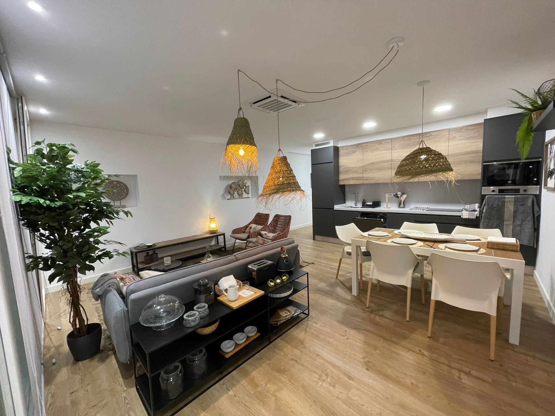 Kitchen of Flat for sale in A Coruña Capital   with Heating and Furnished