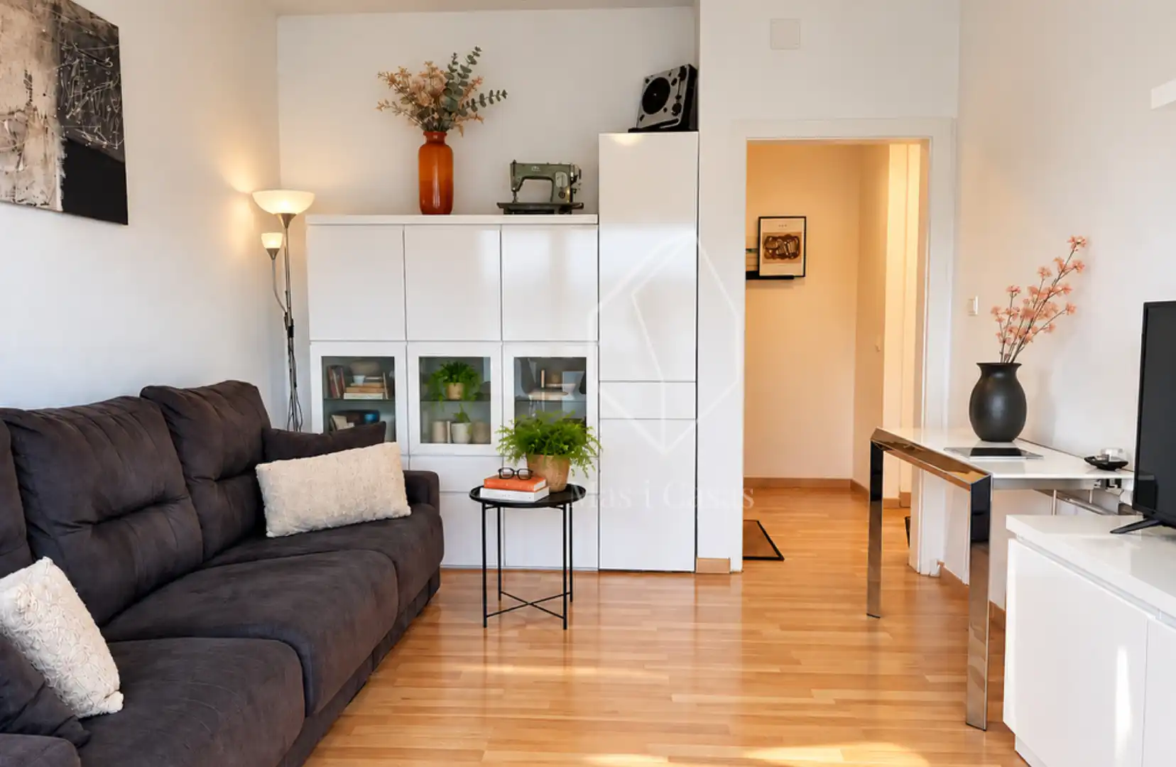 Sala de estar de Apartamento en venta en L'Escala con Aire acondicionado, Calefacción y Terraza