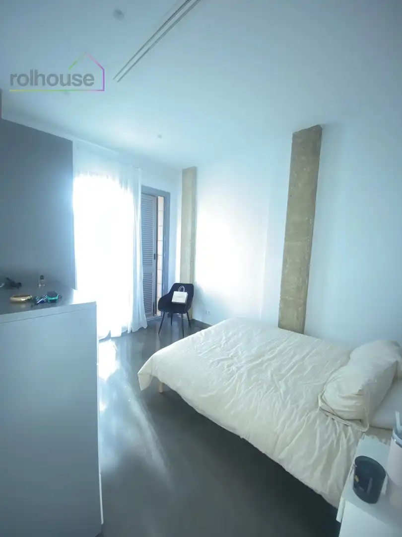 Schlafzimmer von Erdgeschoss zur Miete in  Palma de Mallorca mit Klimaanlage, Heizung und Terrasse