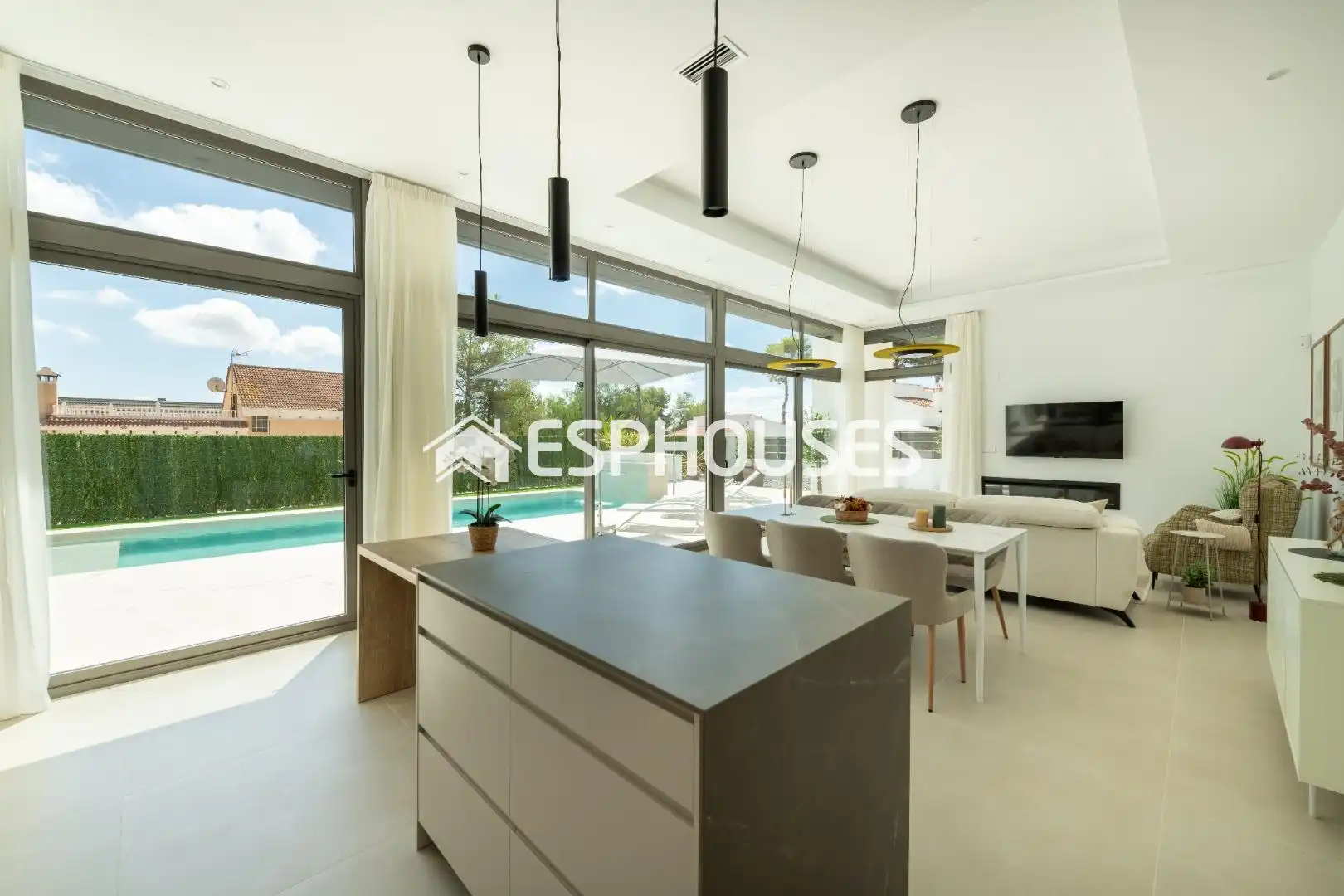 Cocina de Casa o chalet en venta en Pilar de la Horadada con Terraza, Piscina y Balcón