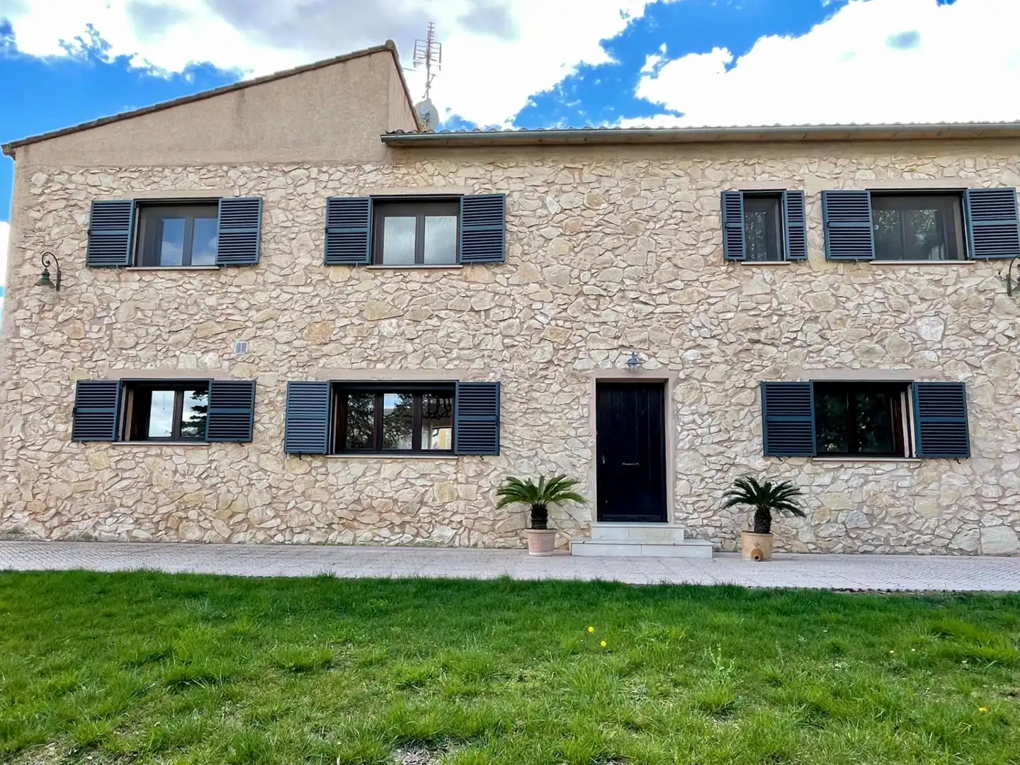 Exterior view of Houses for rent in Castalla  with Heating, Private garden and Terrace