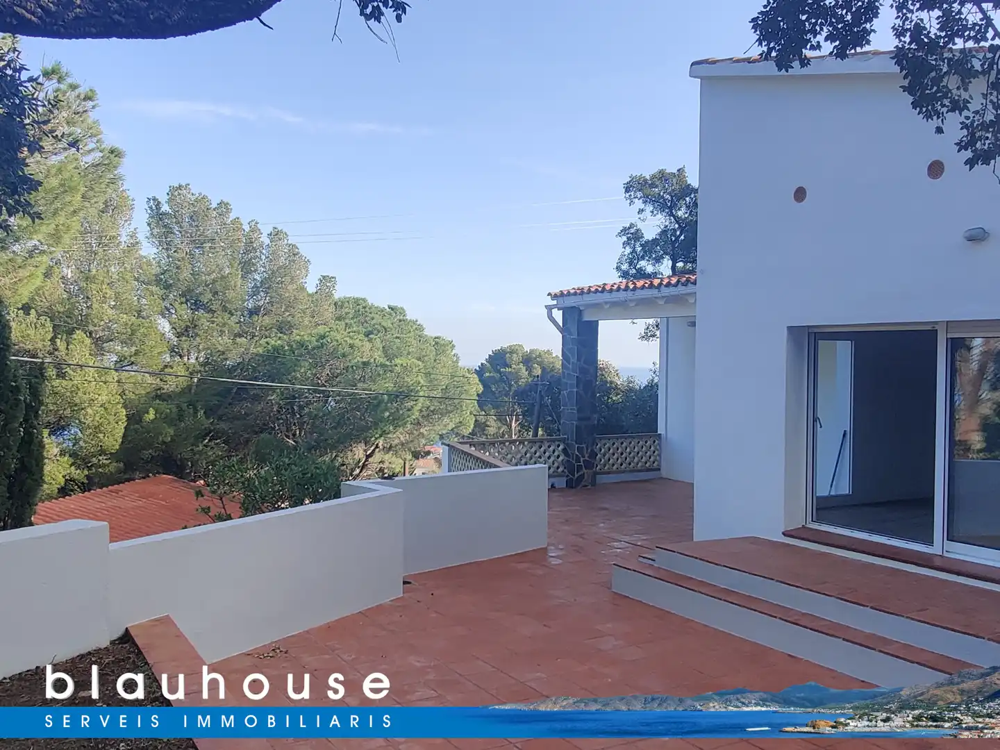 Terraza de Casa o chalet en venta en El Port de la Selva con Aire acondicionado, Calefacción y Jardín privado
