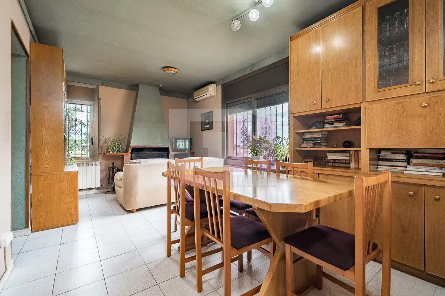 Dining room of Houses for sale in Caldes de Malavella  with Air Conditioner, Heating and Private garden