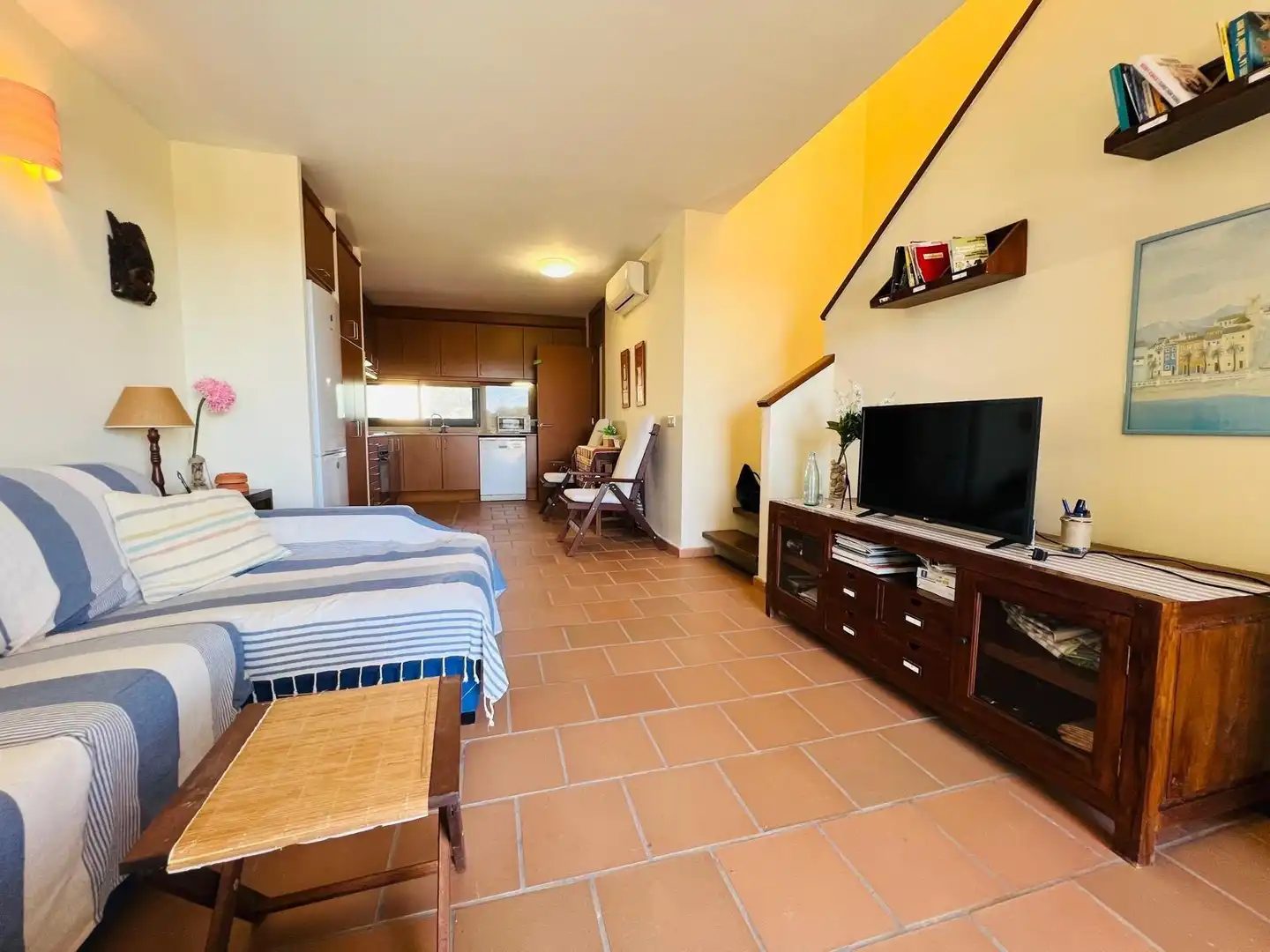 Sala d'estar de Casa o xalet en venda en Maó amb Aire condicionat, Jardí privat i Terrassa