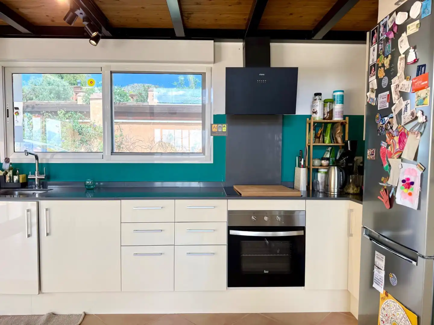 Kitchen of Houses for rent in Busot  with Air Conditioner, Private garden and Terrace