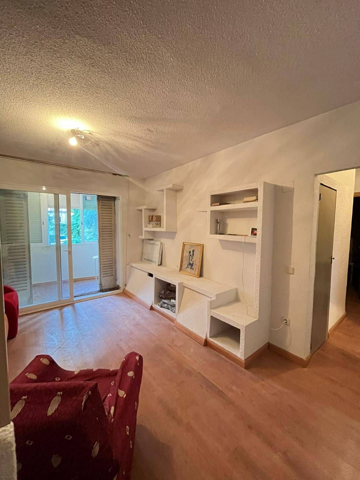 Sala de estar de Piso en venta en  Madrid Capital con Terraza
