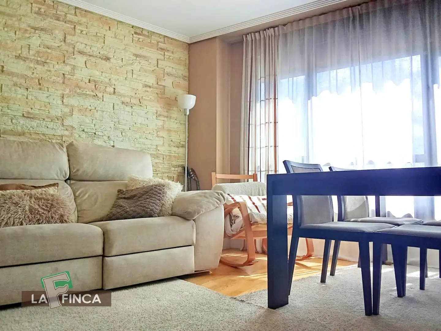 Living room of Flat for sale in Siero  with Heating, Terrace and Storage room