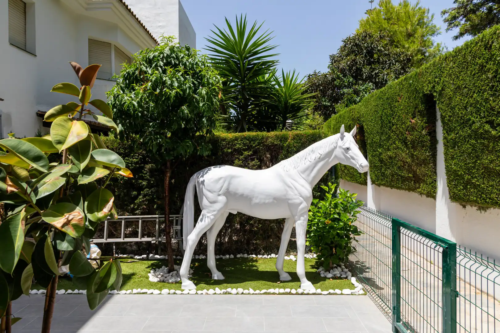 Garden of Detached homes for rent in Estepona  with Air Conditioner, Private garden and Terrace