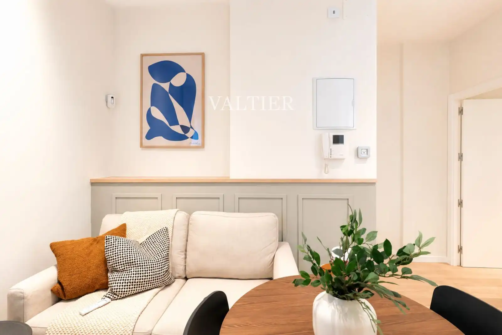 Sala de estar de Piso de alquiler en Madrid con Calefacción y Amueblado