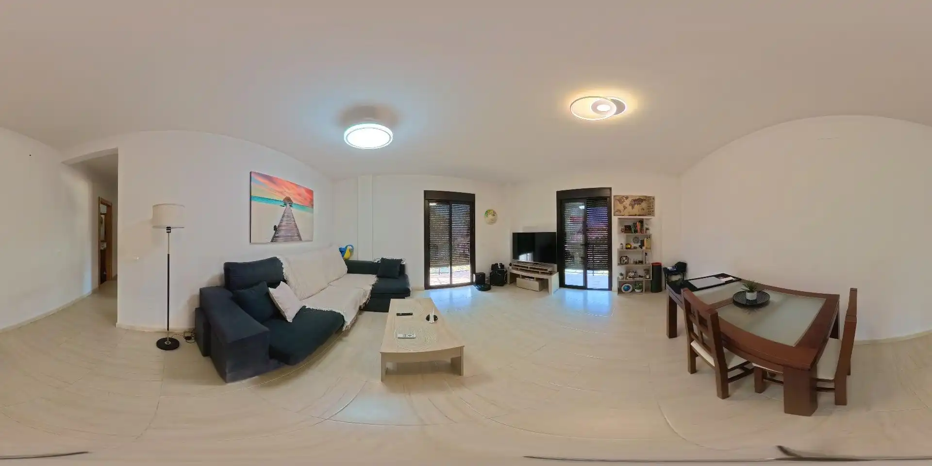 Sala d'estar de Pis de lloguer en Alhaurín El Grande amb Moblat i Balcó