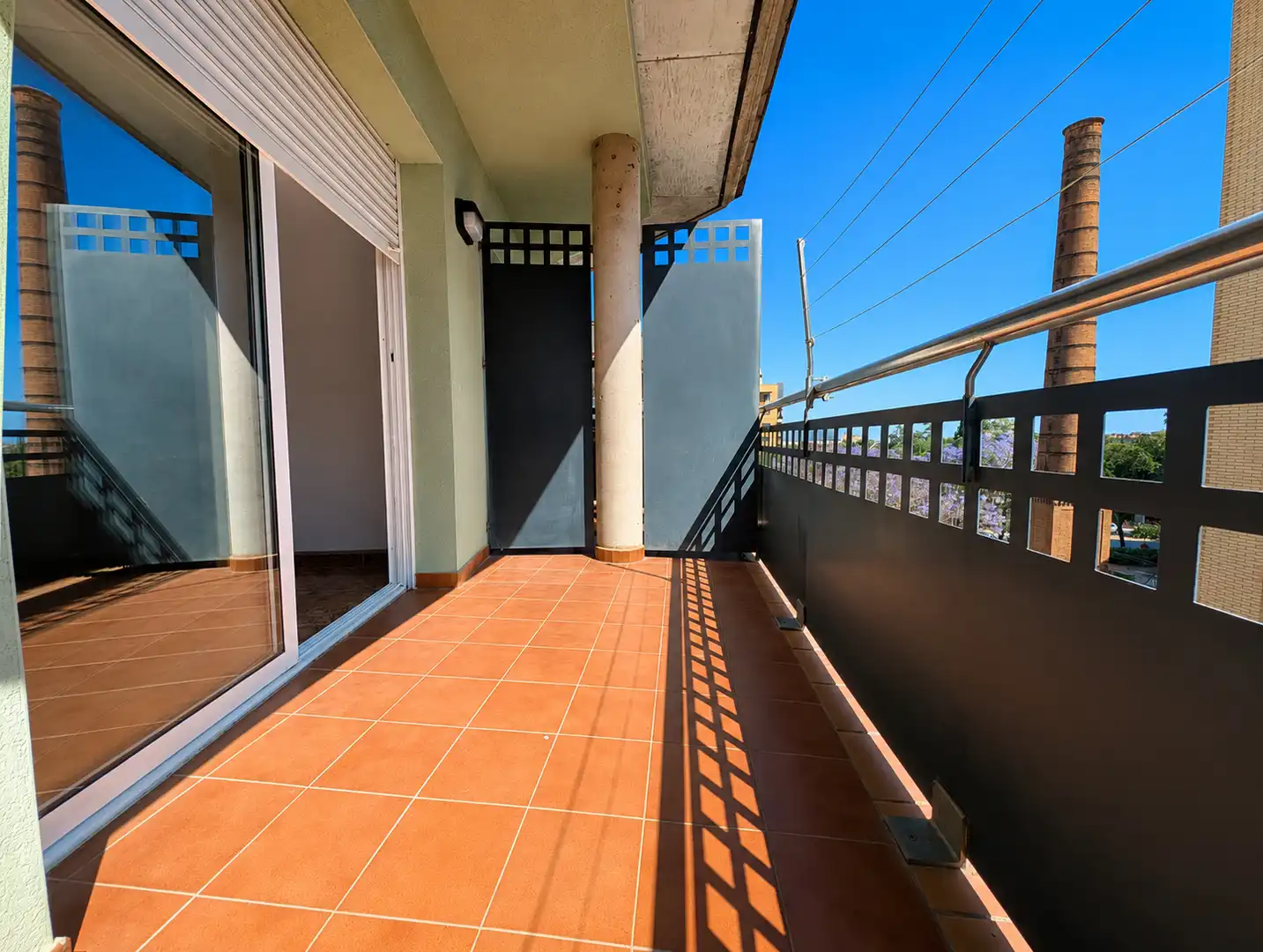 Terraza de Piso de alquiler en Reus con Aire acondicionado, Calefacción y Horno