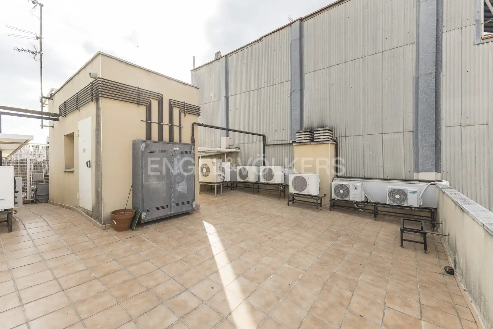Terrace of Flat for rent in Barcelona  with Air Conditioner, Heating and Parquet flooring