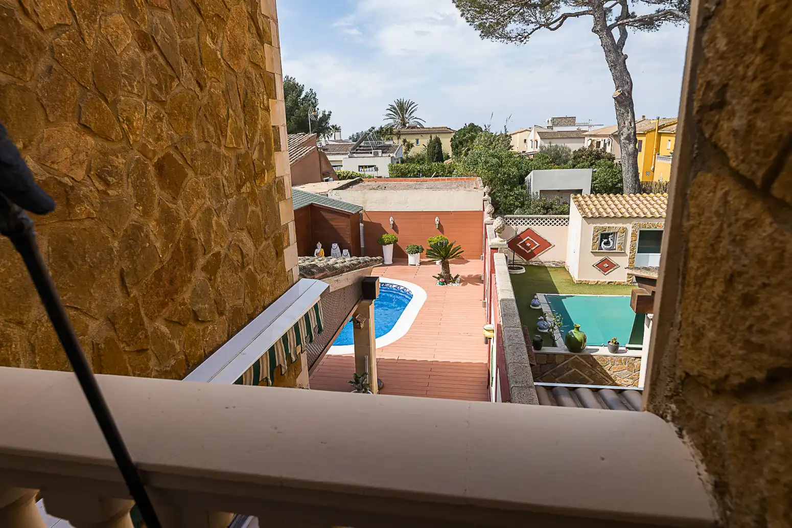 Piscina de Casa adosada en venda en Llucmajor amb Aire condicionat, Calefacció i Terrassa