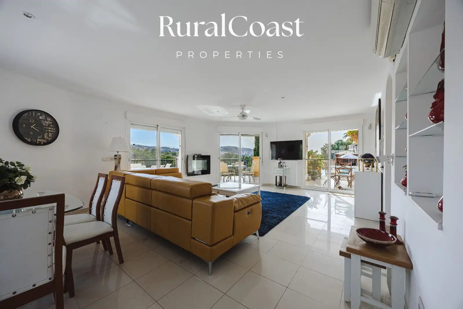 Sala de estar de Casa o chalet en venta en Busot con Aire acondicionado, Calefacción y Terraza