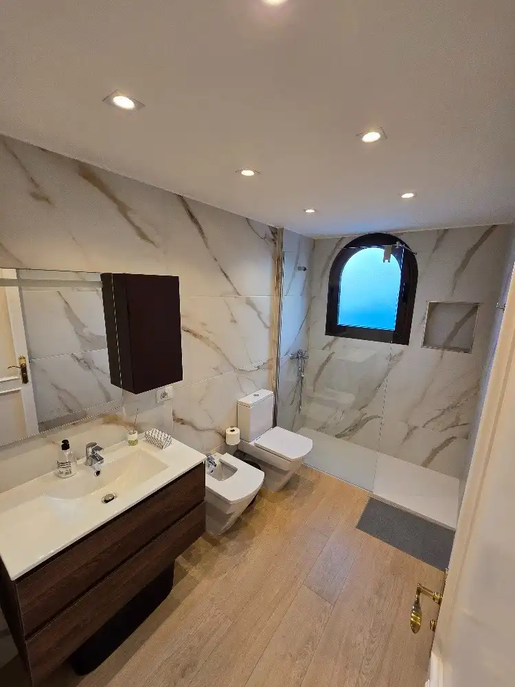 Bathroom of Flat for rent in Puerto de la Cruz  with Air Conditioner and Furnished