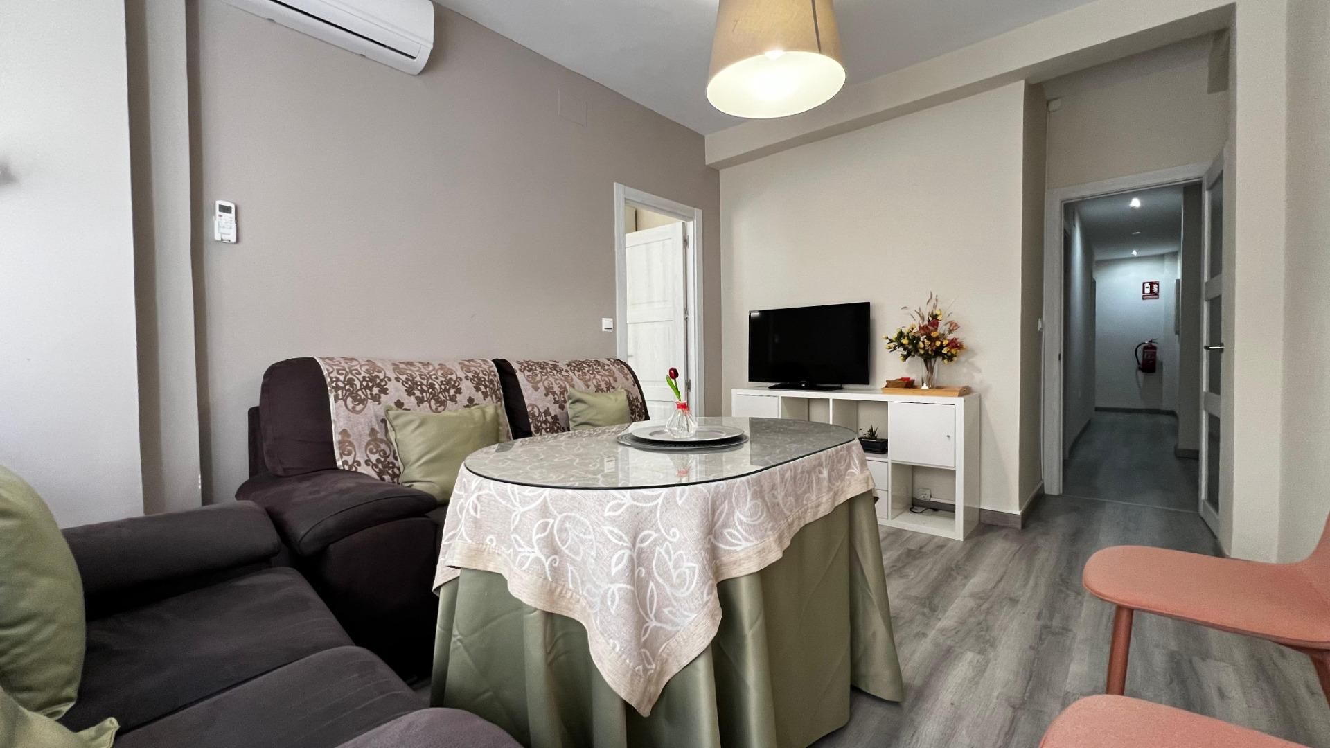 Sala d'estar de Pis de lloguer en  Granada Capital amb Aire condicionat