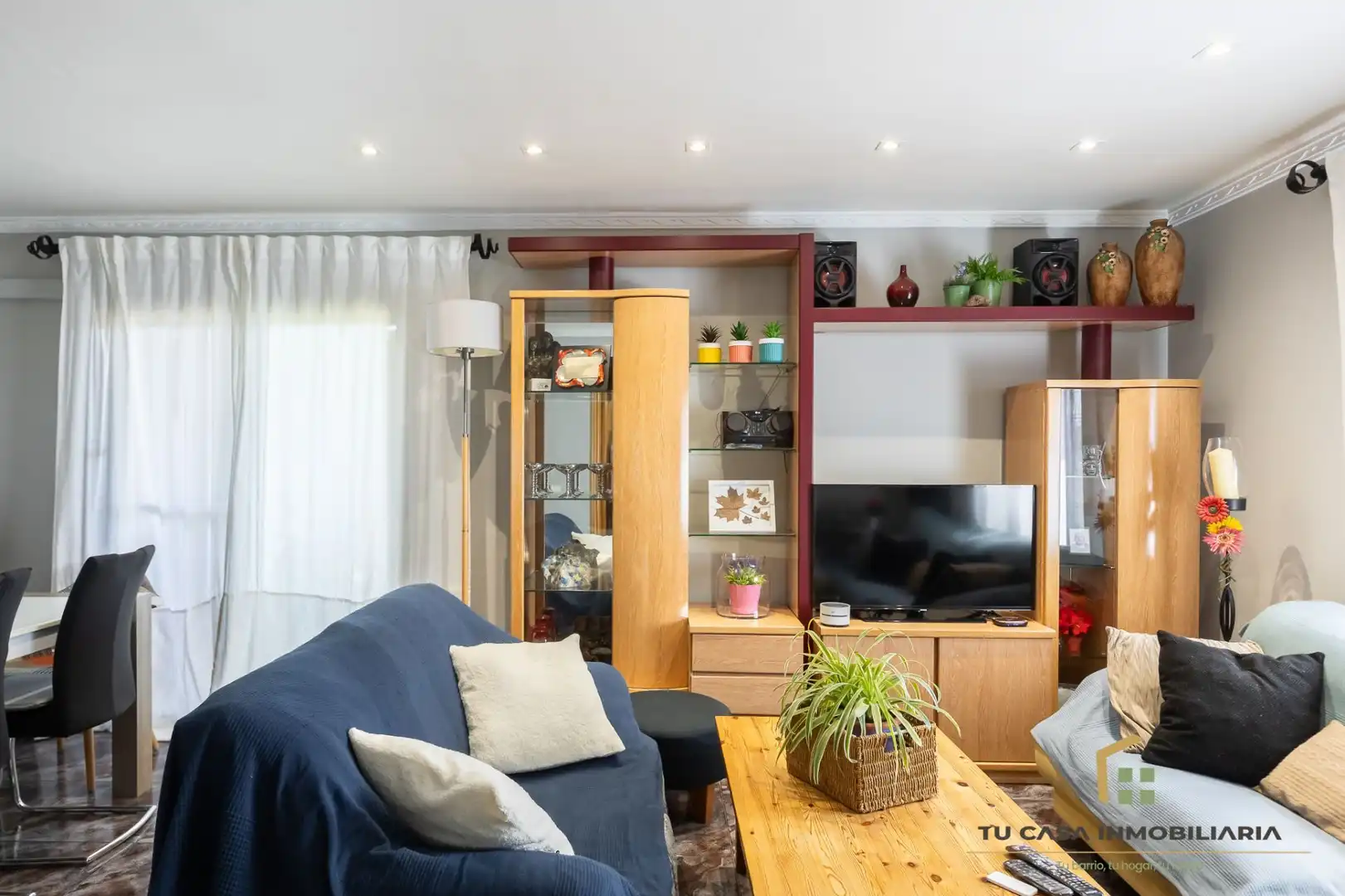 Living room of Flat for sale in Badalona  with Air Conditioner, Heating and Terrace