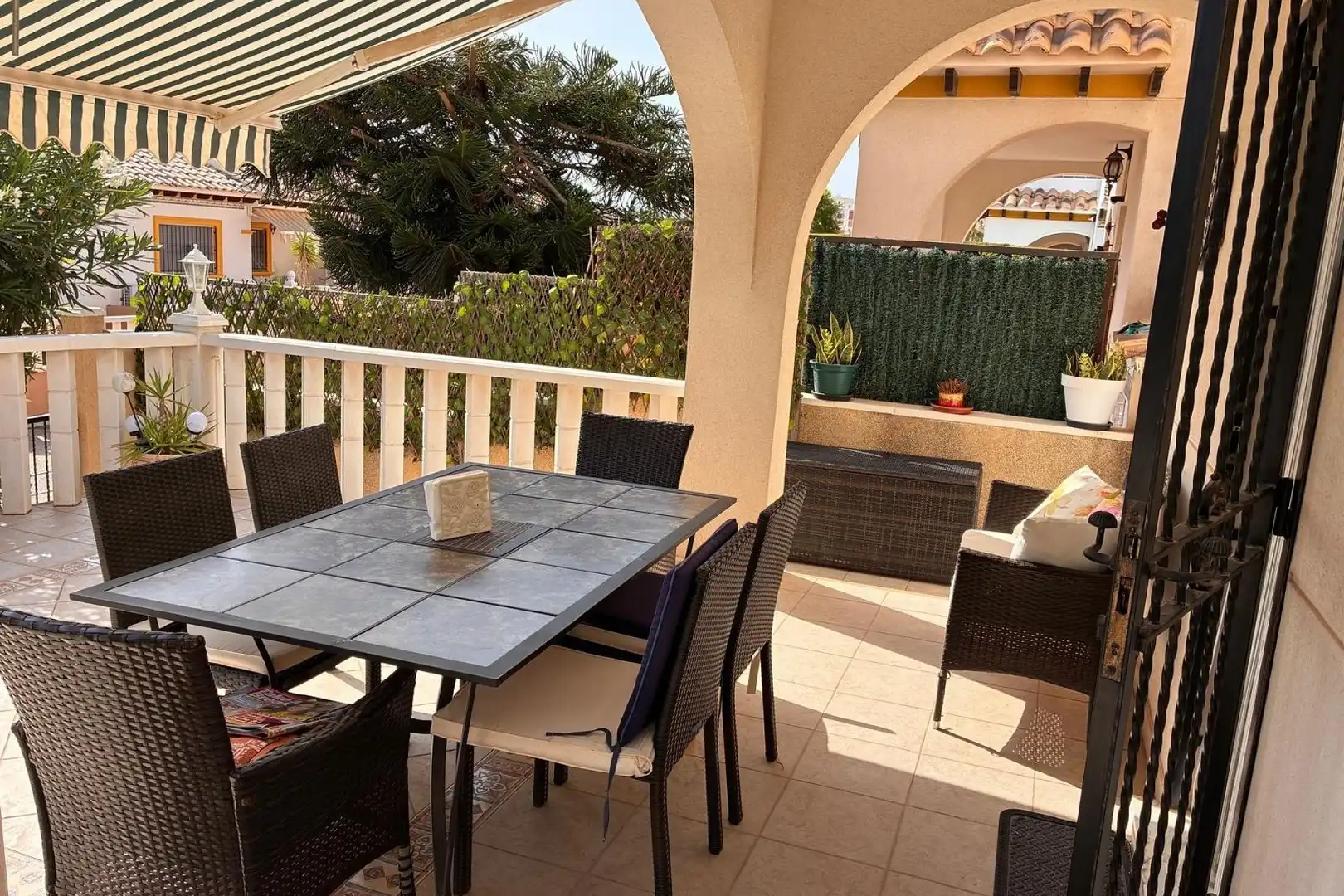 Terrasse von Haus zur Miete in Orihuela mit Klimaanlage, Heizung und Privatgarten