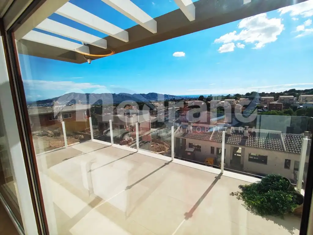 Terraza de Casa o chalet en venta en La Nucia con Aire acondicionado y Balcón