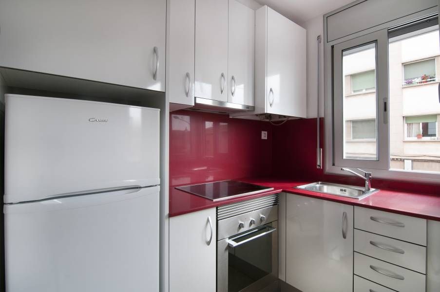 Küche von Wohnung zur Miete in Sant Joan de Vilatorrada mit Klimaanlage und Terrasse