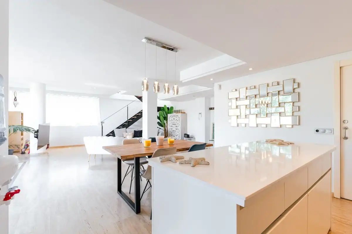 Küche von Maisonette zum Verkauf in Eivissa mit Klimaanlage, Heizung und Terrasse