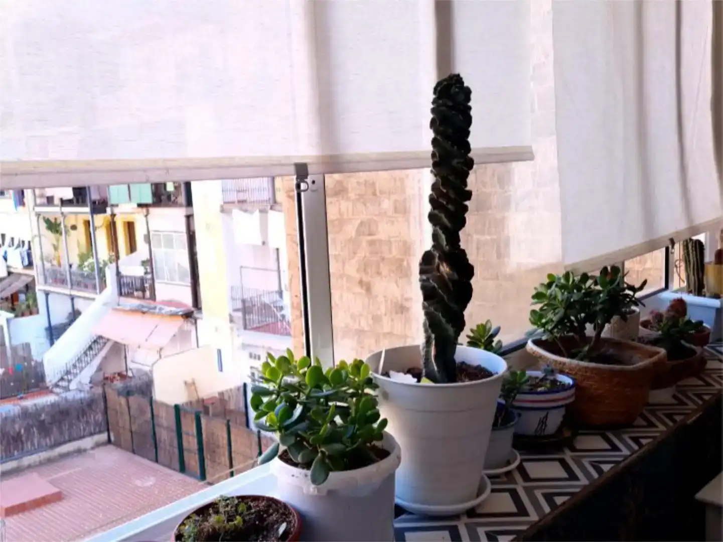 Terrassa de Apartament per a compartir en Barcelona amb Aire condicionat, Jardí privat i Parquet