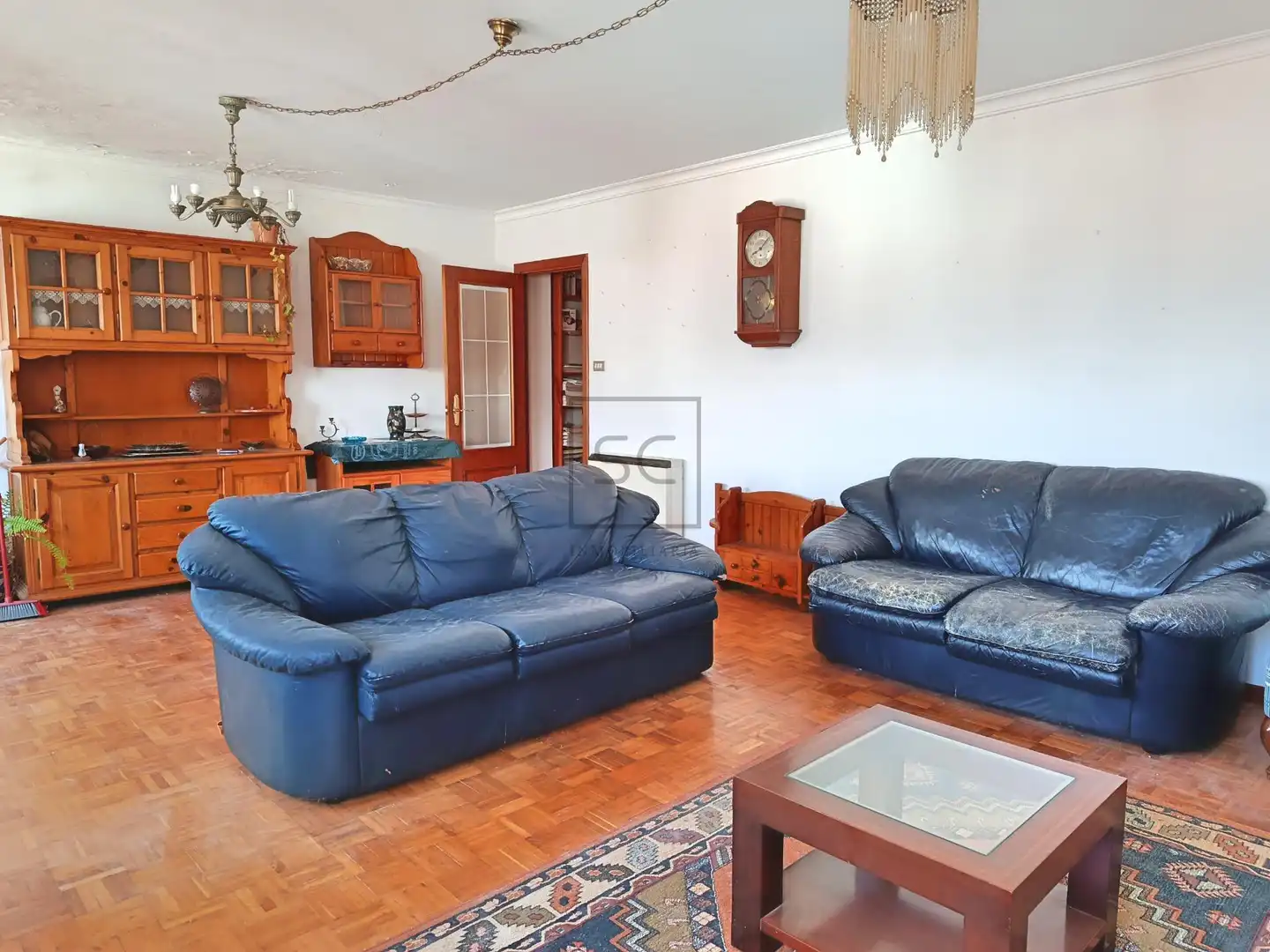 Sala d'estar de Pis en venda en Ferrol amb Calefacció, Parquet i Traster