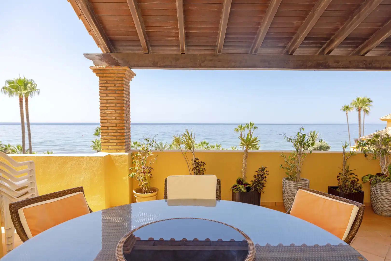 Terrasse von Dachboden zum Verkauf in Marbella mit Klimaanlage, Heizung und Terrasse