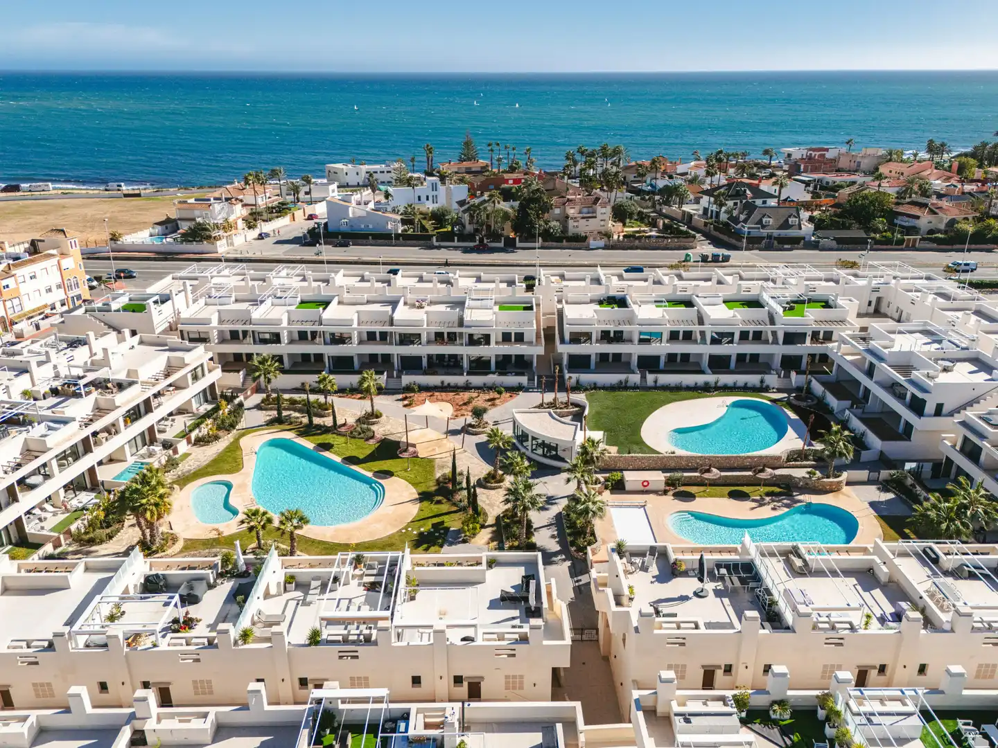 Vista exterior de Piso en venta en Torrevieja con Jardín privado y Piscina comunitaria