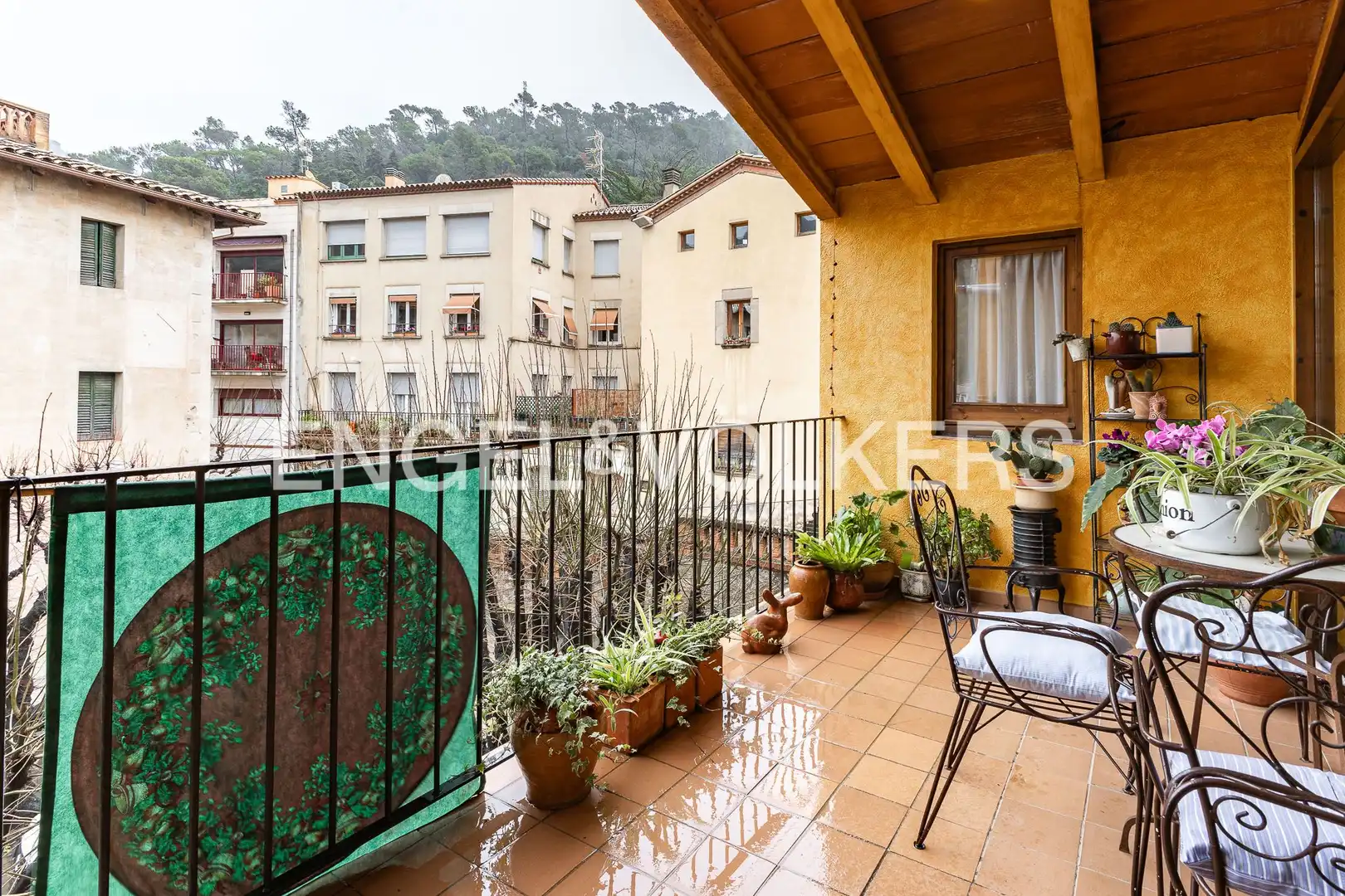 Terraza de Casa adosada en venta en Figaró-Montmany con Aire acondicionado, Calefacción y Parquet