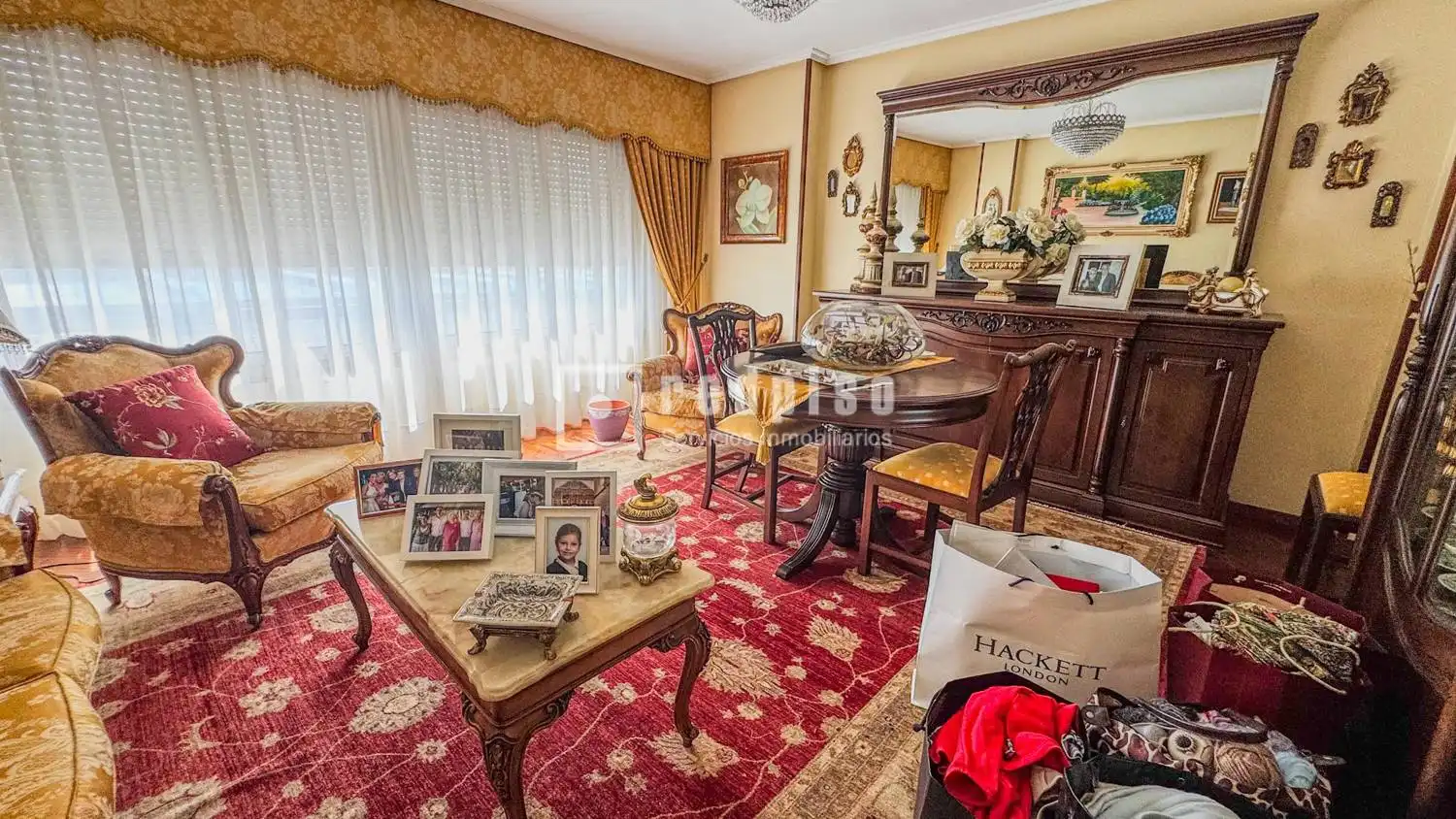 Sala de estar de Piso en venta en A Coruña Capital  con Parquet y Trastero