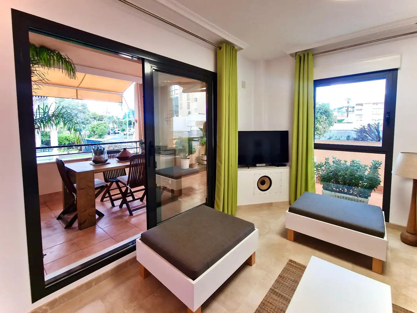 Living room of Apartments for sale in Dénia  with Air Conditioner, Heating and Private garden