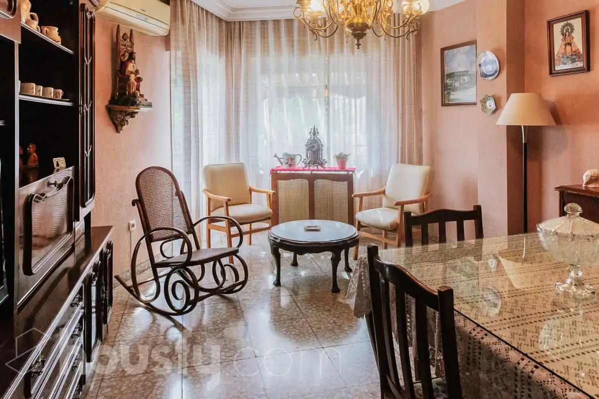 Sala d'estar de Pis en venda en Puertollano amb Aire condicionat, Terrassa i Moblat
