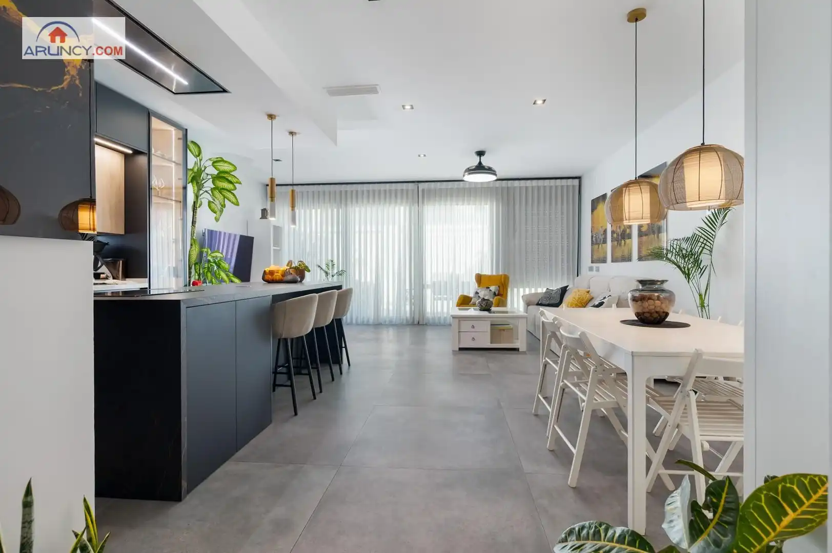 Cocina de Casa adosada en venta en Dos Hermanas con Aire acondicionado, Jardín privado y Terraza