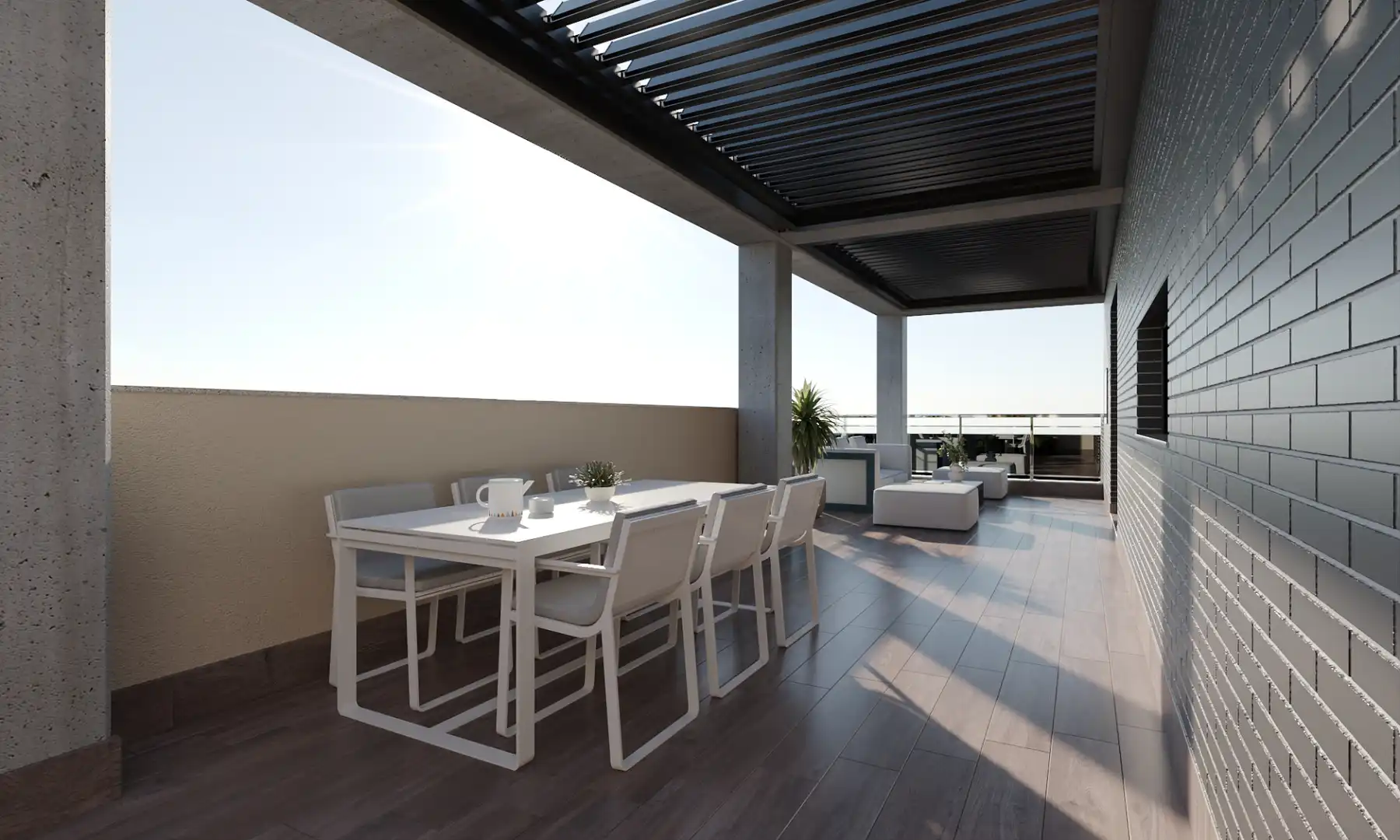 Terrace of Attic for sale in Murcia  with Air Conditioner, Heating and Parquet flooring