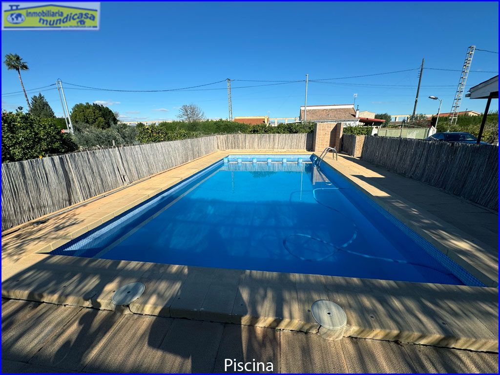 Piscina de Finca rústica en venda en Santomera amb Jardí privat, Terrassa i Traster
