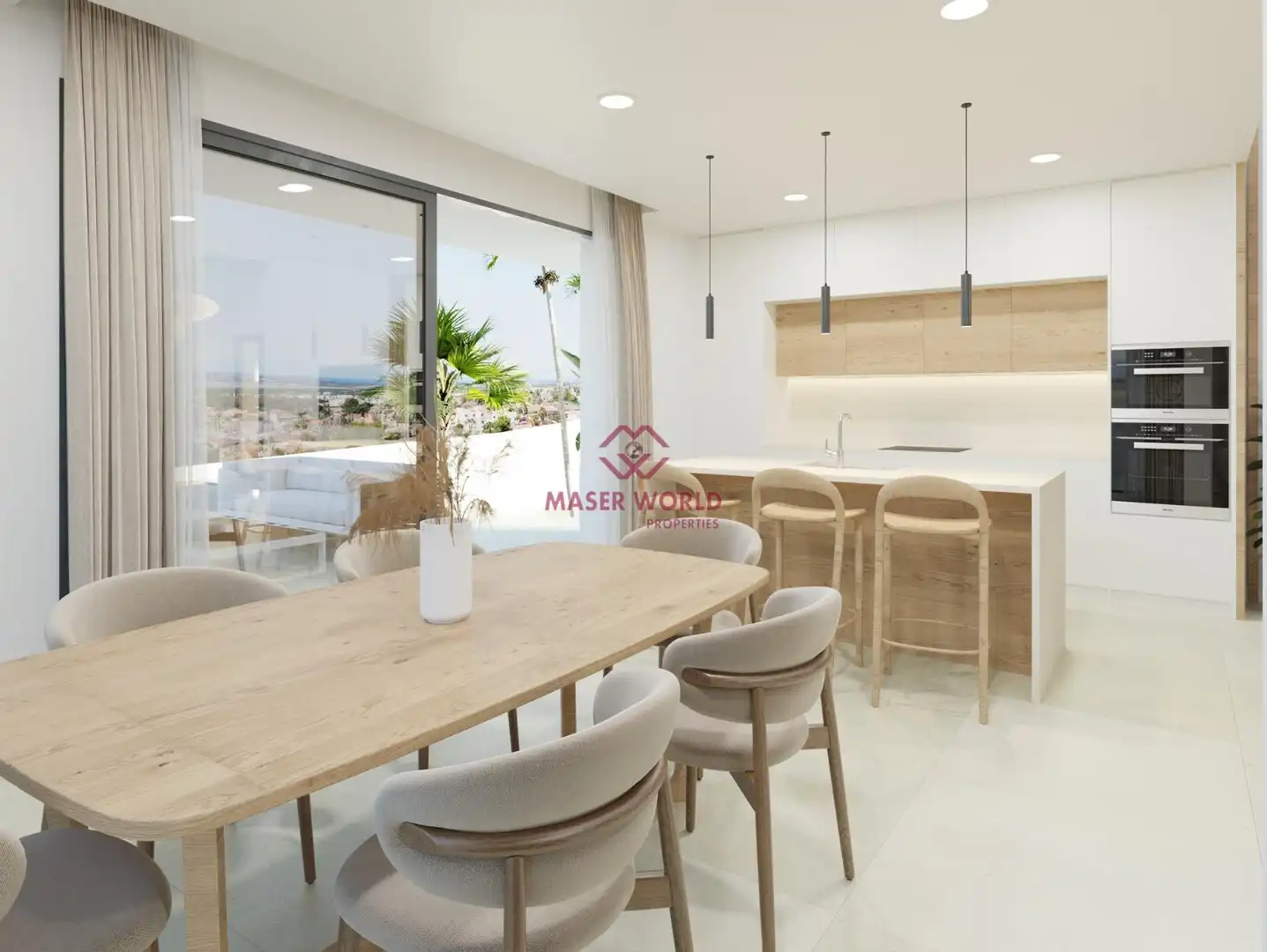 Cocina de Casa o chalet en venta en Rojales con Aire acondicionado, Jardín privado y Terraza