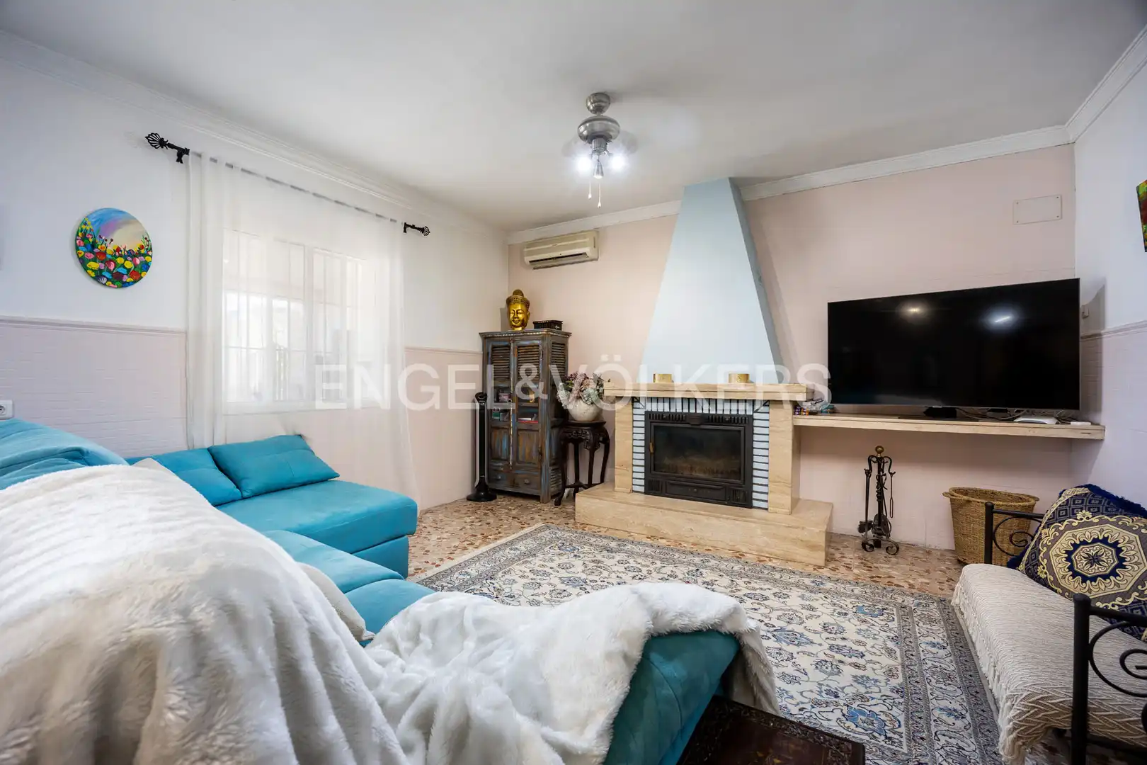 Sala de estar de Casa o chalet en venta en Chiclana de la Frontera con Aire acondicionado, Calefacción y Jardín privado