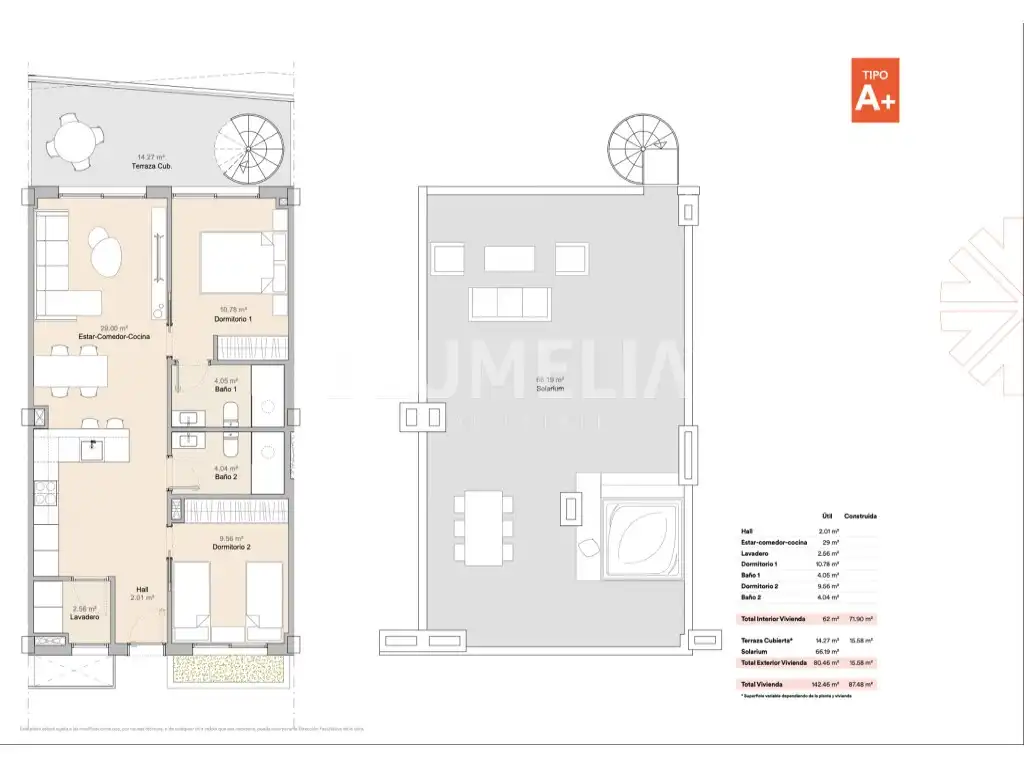Ático en venta en Calle Serra Cortina, San Rafael - Nucia Park