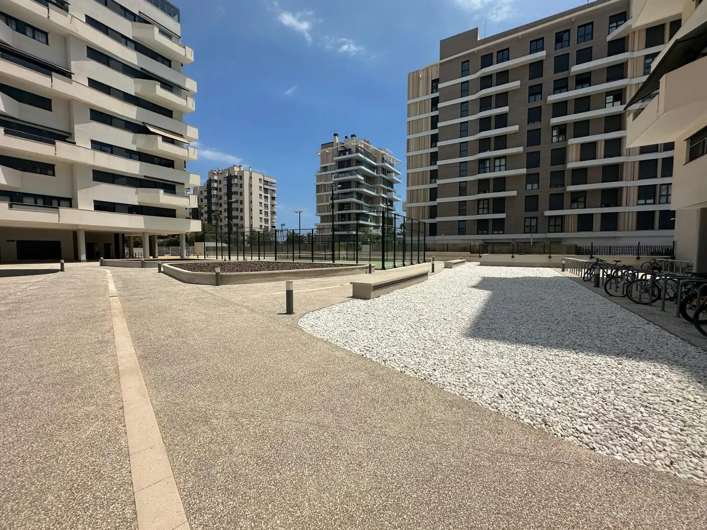 Terraza de Apartamento de alquiler en Alicante / Alacant con Aire acondicionado, Amueblado y Horno