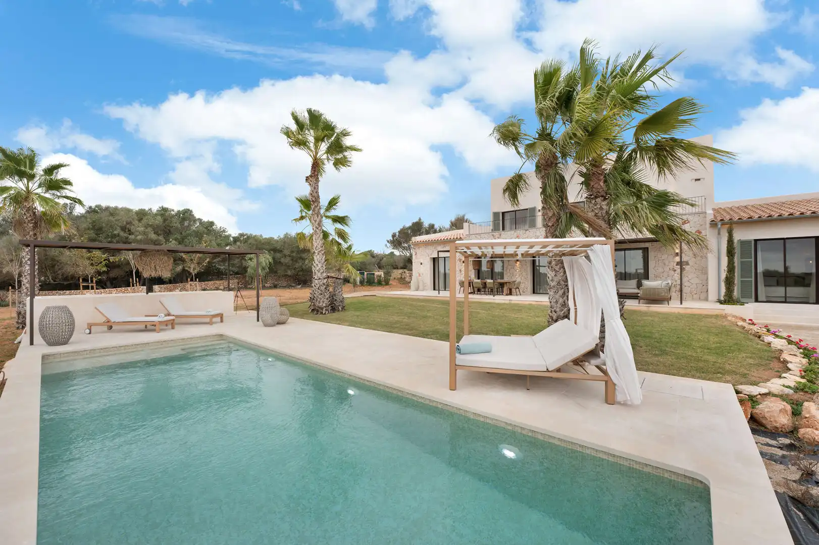 Piscina de Finca rústica en venda en Ses Salines amb Aire condicionat, Calefacció i Terrassa